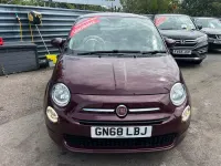 Used Fiat 500 Pop Star 69 HP (50 kW) 2018 Red Hatchback