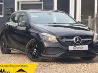 Used Mercedes A200 AMG line 136 HP (100 kW) 2017 Black Hatchback