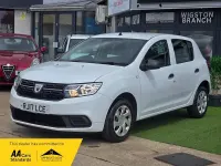 Used Dacia Sandero Ambiance 2017 White Hatchback