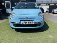 Used Fiat 500C Lounge 2014 Blue Cabriolet