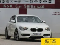 Used BMW 116 Sport Line 2013 White Hatchback