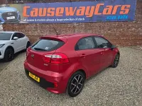 Used Kia Rio 75 HP (55 kW) 2017 Red Hatchback