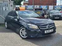 Used Mercedes A180 109 HP (80 kW) 2015 Black Hatchback
