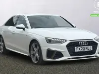 Used Audi A4 S-Line 150 HP (110 kW) 2020 White Sedan