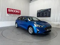 Used Ford Focus Titanium 125 HP (91 kW) 2018 Blue Hatchback