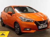 Used Nissan Micra N-Connecta 2019 Orange Hatchback