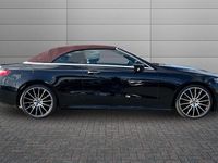 Used Mercedes E300 AMG line 245 HP (180 kW) 2021 Black Cabriolet