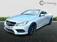 Used Mercedes E220 AMG 168 HP (123 kW) 2014 Silver Cabriolet