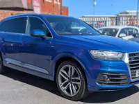 Begagnad Audi Q7 S-Line 2016 Blå SUV