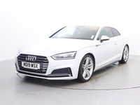 Used Audi A5 S-Line 150 HP (110 kW) 2019 White Coupe