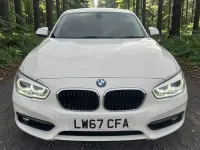Used BMW 118 136 HP (100 kW) 2017 White Hatchback