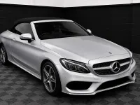 Used Mercedes C220 AMG line 2017 Silver Cabriolet