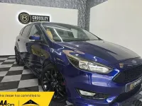 Used Ford Focus ST-Line 125 HP (91 kW) 2017 Blue Hatchback