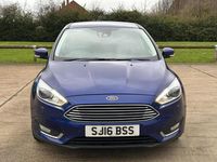 Used Ford Focus Titanium X 125 HP (91 kW) 2016 Blue Hatchback