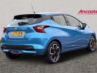Used Nissan Micra Acenta 91 HP (66 kW) 2021 Blue Hatchback