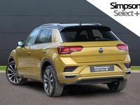 Used VW T-Roc R-line 150 HP (110 kW) 2022 Yellow SUV
