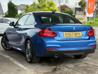Usado BMW 218 M Sport 136 HP (100 kW) 2017 Azul Coupé