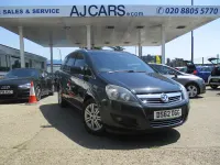 Used Vauxhall Zafira Design Edition 2013 Black MPV