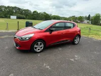 Used Renault Clio Dynamique 90 HP (66 kW) 2014 Red Hatchback