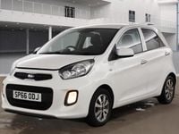 Used Kia Picanto 84 HP (61 kW) 2016 White Hatchback