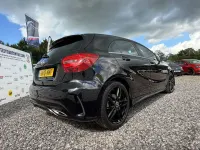 Used Mercedes A200 AMG line 156 HP (114 kW) 2018 Black Hatchback