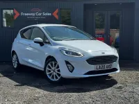 Usado Ford Fiesta Titanium 95 HP (69 kW) 2020 Branco Citadino