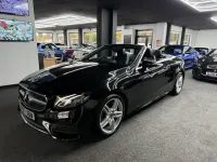 Usado Mercedes E220 AMG line 194 HP (142 kW) 2018 Preto Cabrios