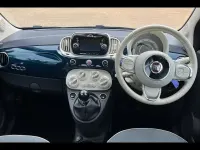 Used Fiat 500 Lounge 69 HP (50 kW) 2017 Blue Hatchback