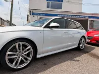 Used Audi A6 Black Edition 190 HP (139 kW) 2017 White Estate