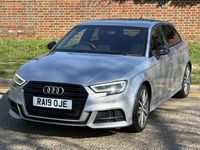 Used Audi A3 Black Edition 2019 Silver Sedan