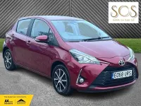 Begagnad Toyota Yaris 2018 Röd Halvkombi