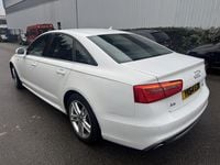 Used Audi A6 S-Line 2014 White Sedan
