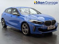 Used BMW M135 Impressive 306 HP (225 kW) 2021 Blue Hatchback