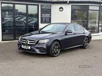 Used Mercedes E220 AMG line 194 HP (142 kW) 2019 Blue Sedan