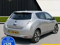 Used Nissan Leaf Tekna 30 kW (41 HP) 2017 Silver Hatchback