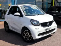Used Smart ForTwo Cabrio Premium 90 HP (66 kW) 2019 White Cabriolet