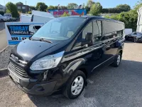 Used Ford Transit Custom Limited 125 HP (91 kW) 2015 Black Van