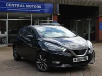 Used Nissan Micra Acenta 90 HP (66 kW) 2019 Black Hatchback
