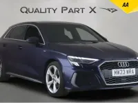 Used Audi A3 Sportback S-Line 110 HP (80 kW) 2023 Blue Hatchback