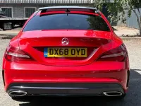 Used Mercedes CLA220 AMG line 2018 Red Coupe