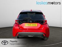 Used Toyota Yaris Hybrid Design 2025 Red Hatchback