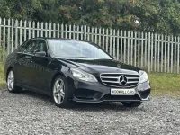 Used Mercedes E220 AMG 2013 Black Sedan