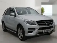 Used Mercedes ML350 AMG line 258 HP (189 kW) 2015 Silver SUV