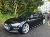 Used Audi A5 Sportback S-Line 150 HP (110 kW) 2019 Black Hatchback