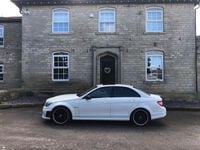 Used Mercedes C63 AMG 2010 White Sedan