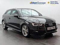 Used Audi A3 S-Line 180 HP (132 kW) 2016 Black Hatchback