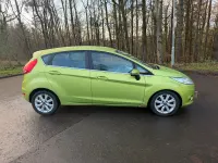 Used Ford Fiesta Zetec 96 HP (70 kW) 2010 Green Hatchback
