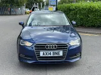 Used Audi A3 122 HP (89 kW) 2014 Blue Hatchback