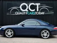 Used Porsche 911 300 HP (220 kW) 2000 Blue Cabriolet