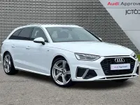 Used Audi A4 S-Line 200 HP (147 kW) 2024 White Estate